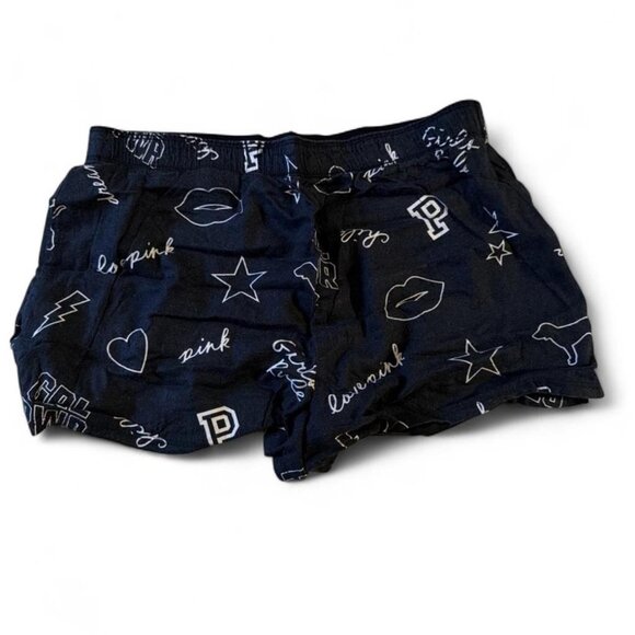 Victoria's Secret PINK Black Micro Low Rise Sleep Shorts - Picture 2 of 3